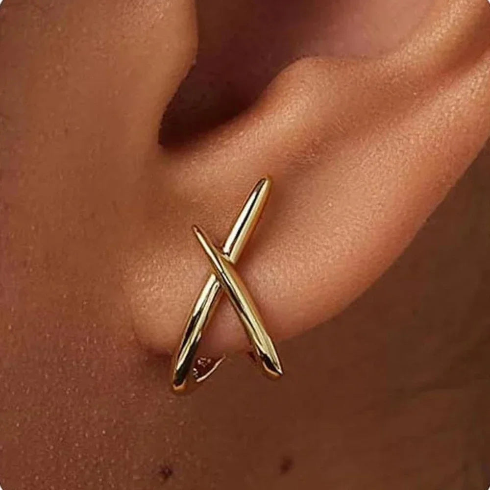 Crossline Earrings
