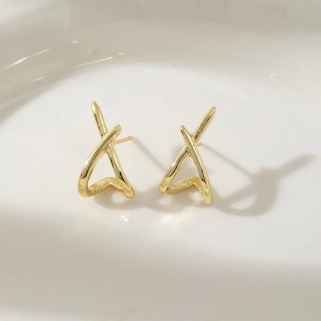 Crossline Earrings