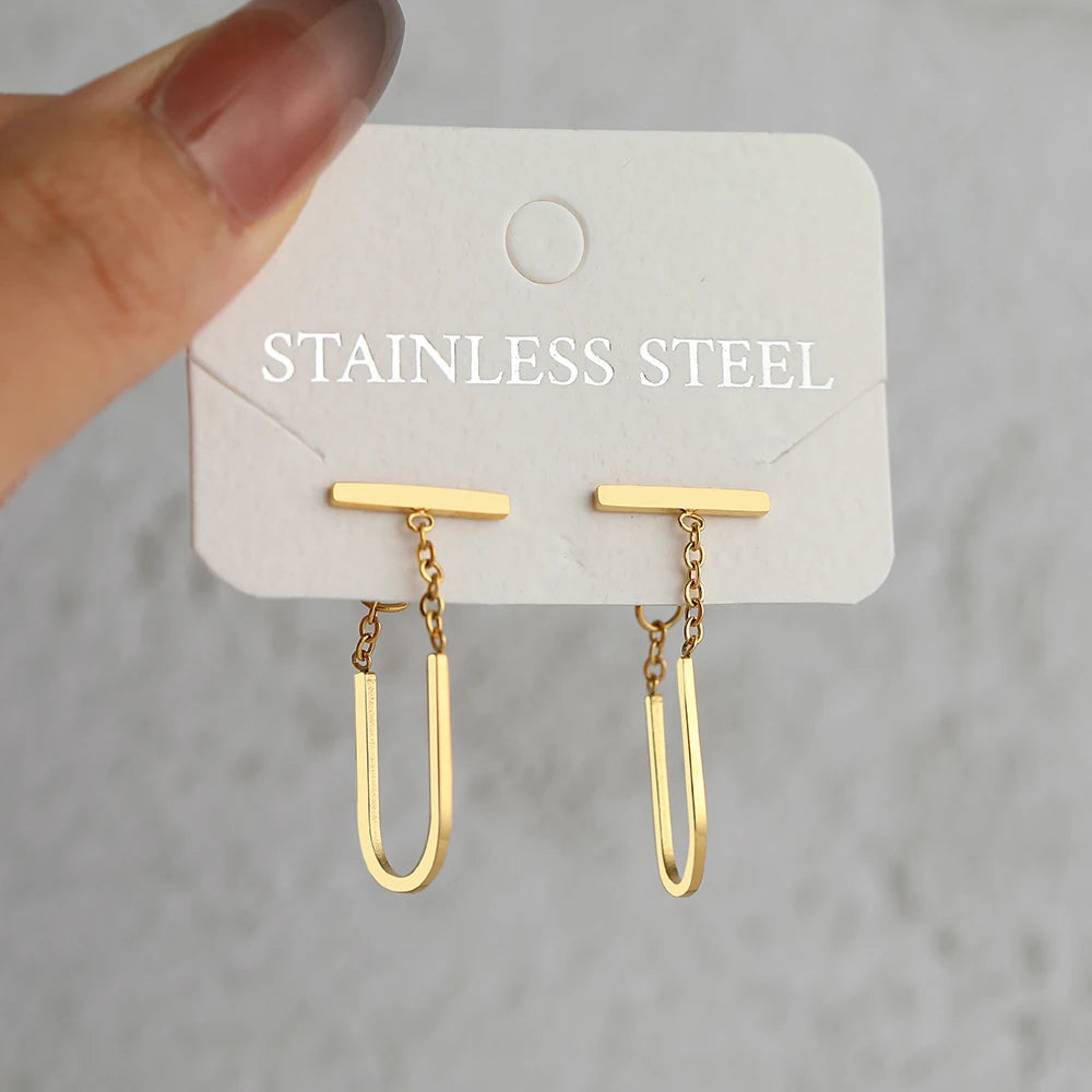 Astra Gem Drop Earrings