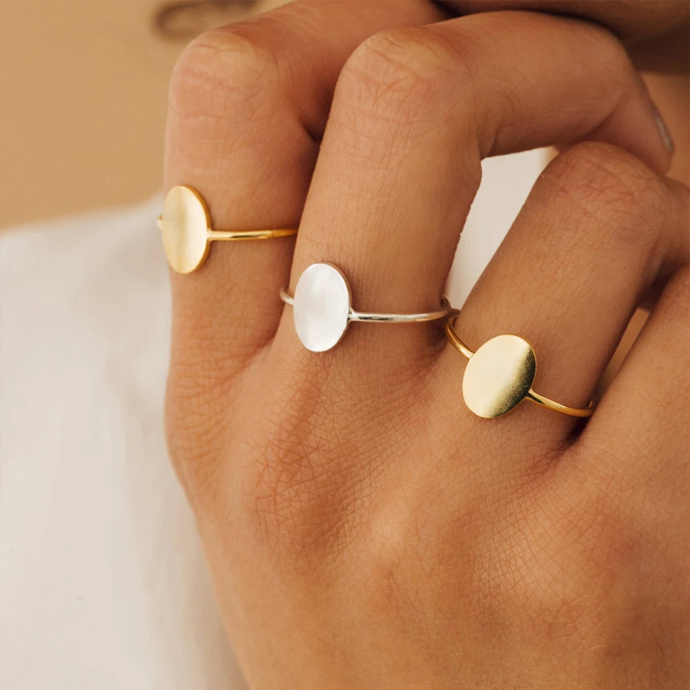 Aurora Minimalist Gold Ring