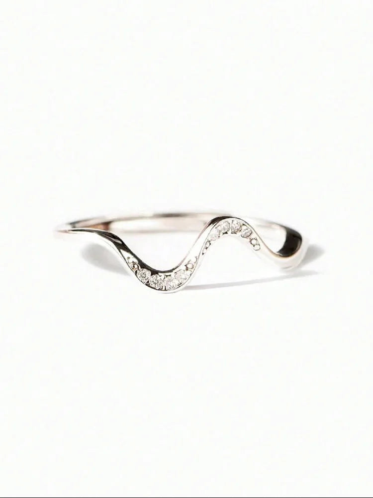 Serene Wave Ring