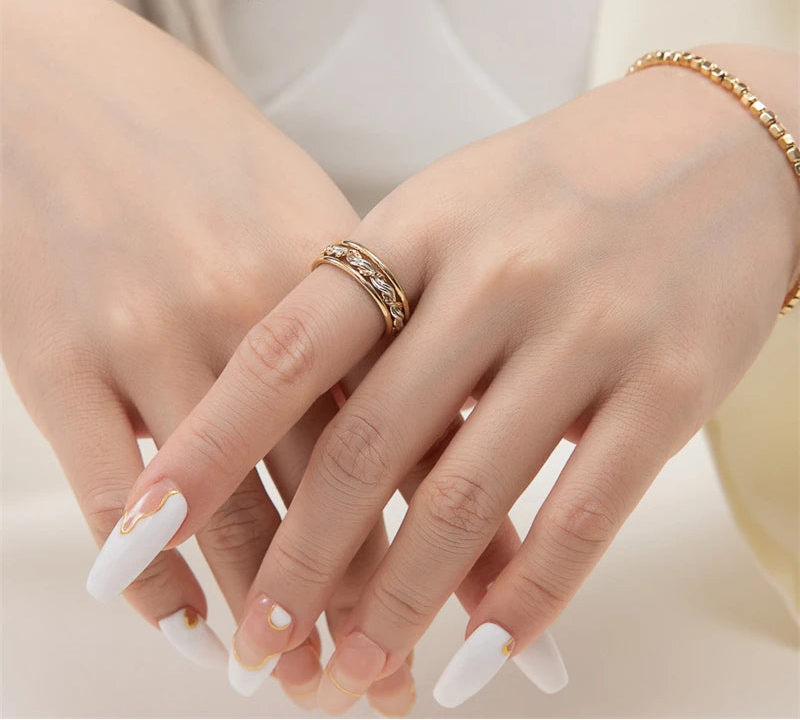 Eterna Weave Ring Set