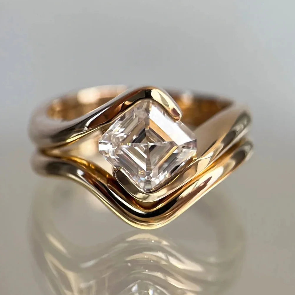 Celestia Moissanite Ring
