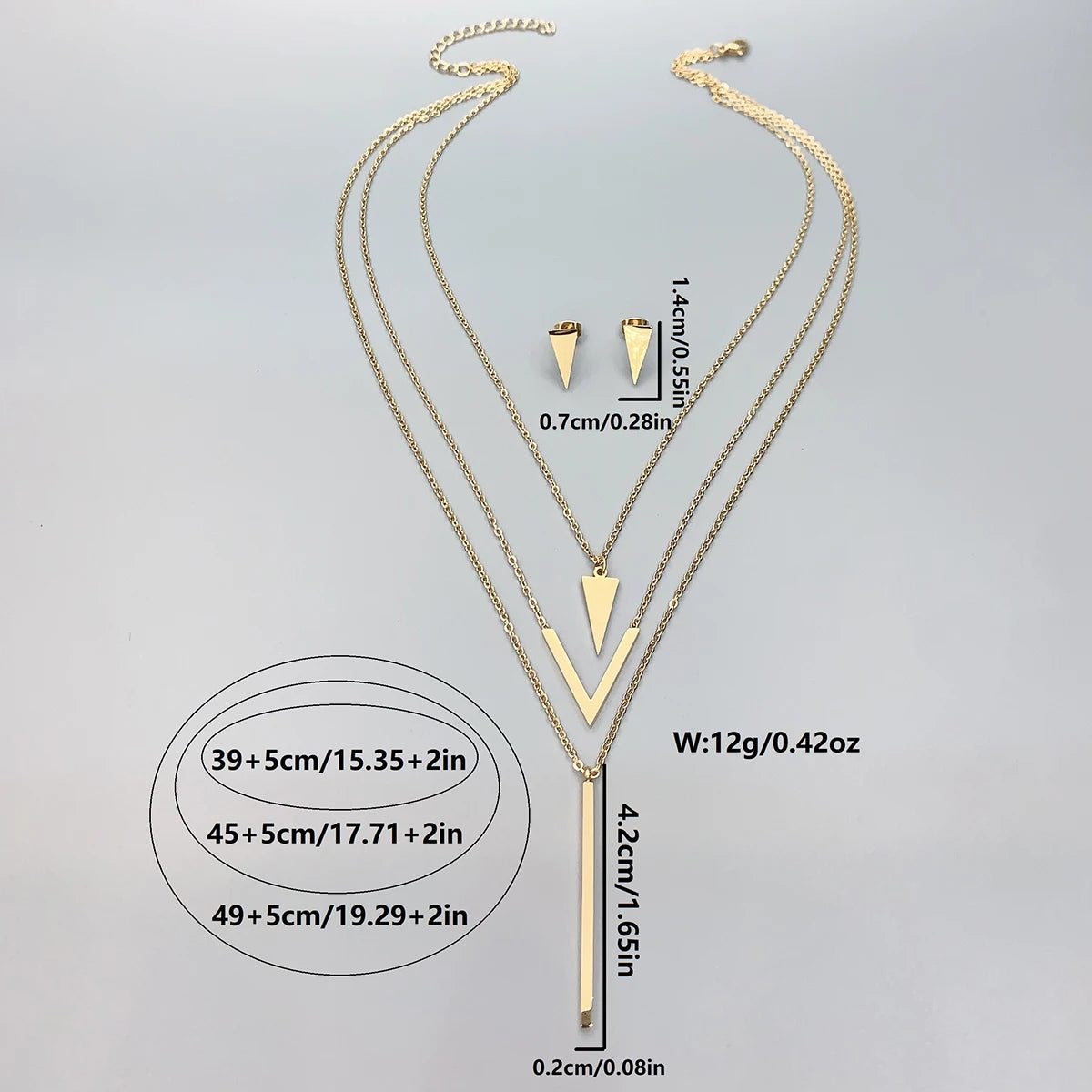 Vera Geometry Necklace Set