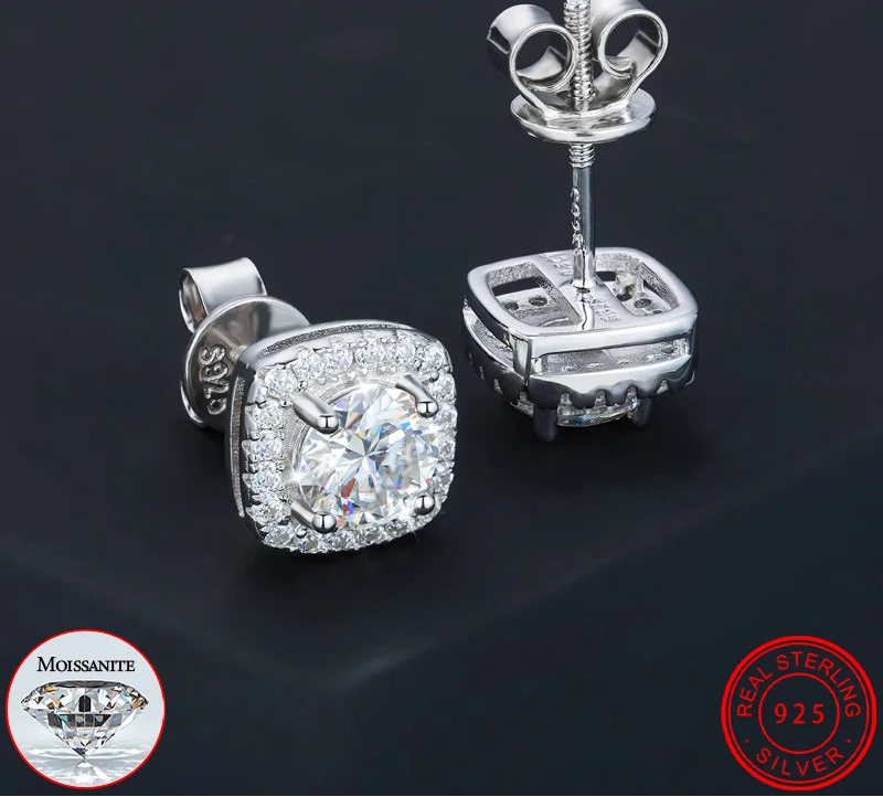 Lumine Moissanite Studs