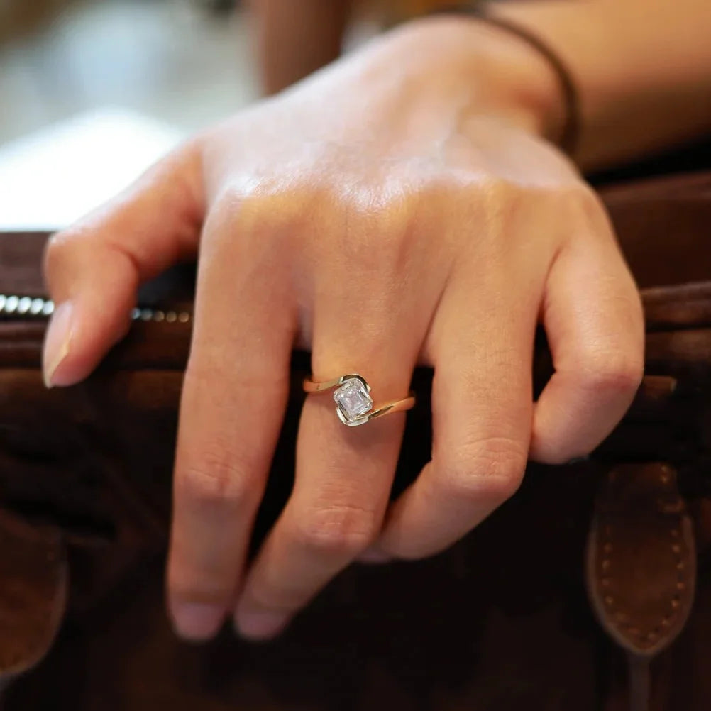 Celestia Moissanite Ring