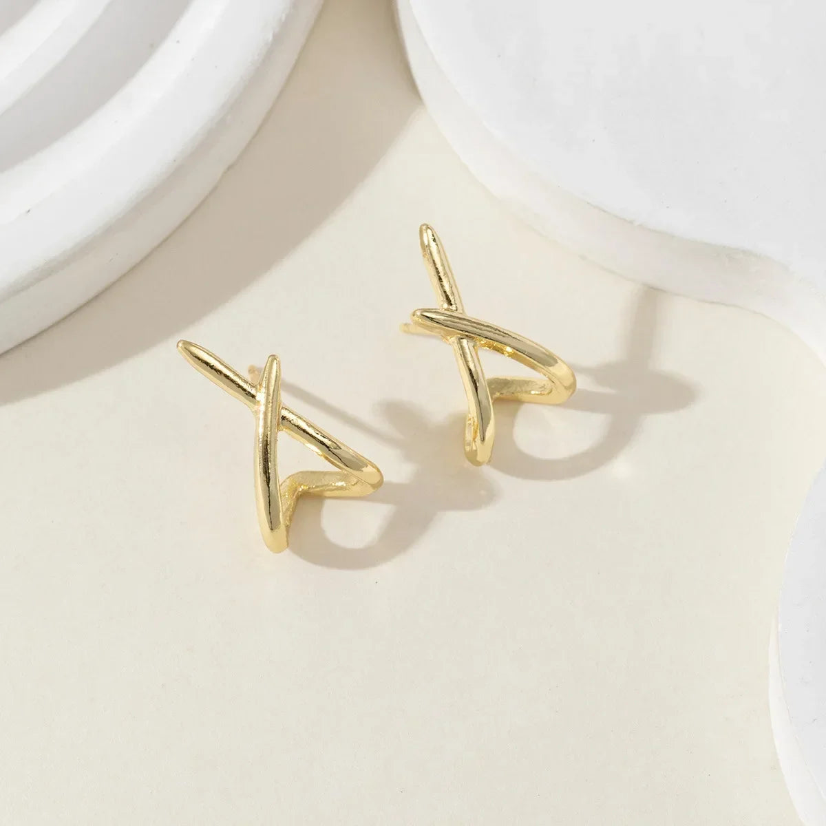 Crossline Earrings