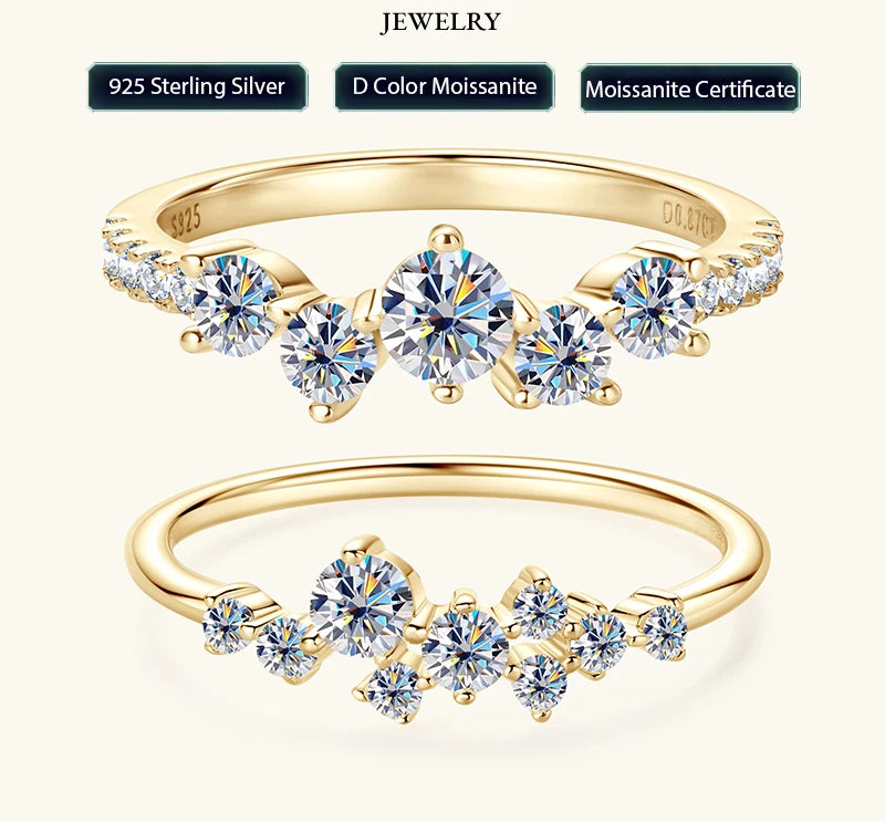 Elara Moissanite Ring