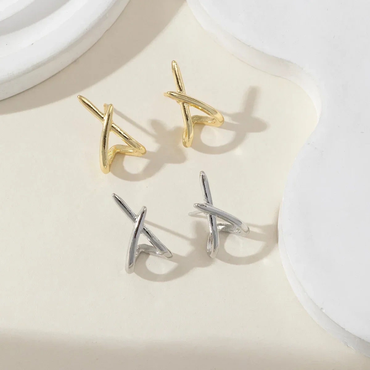 Crossline Earrings