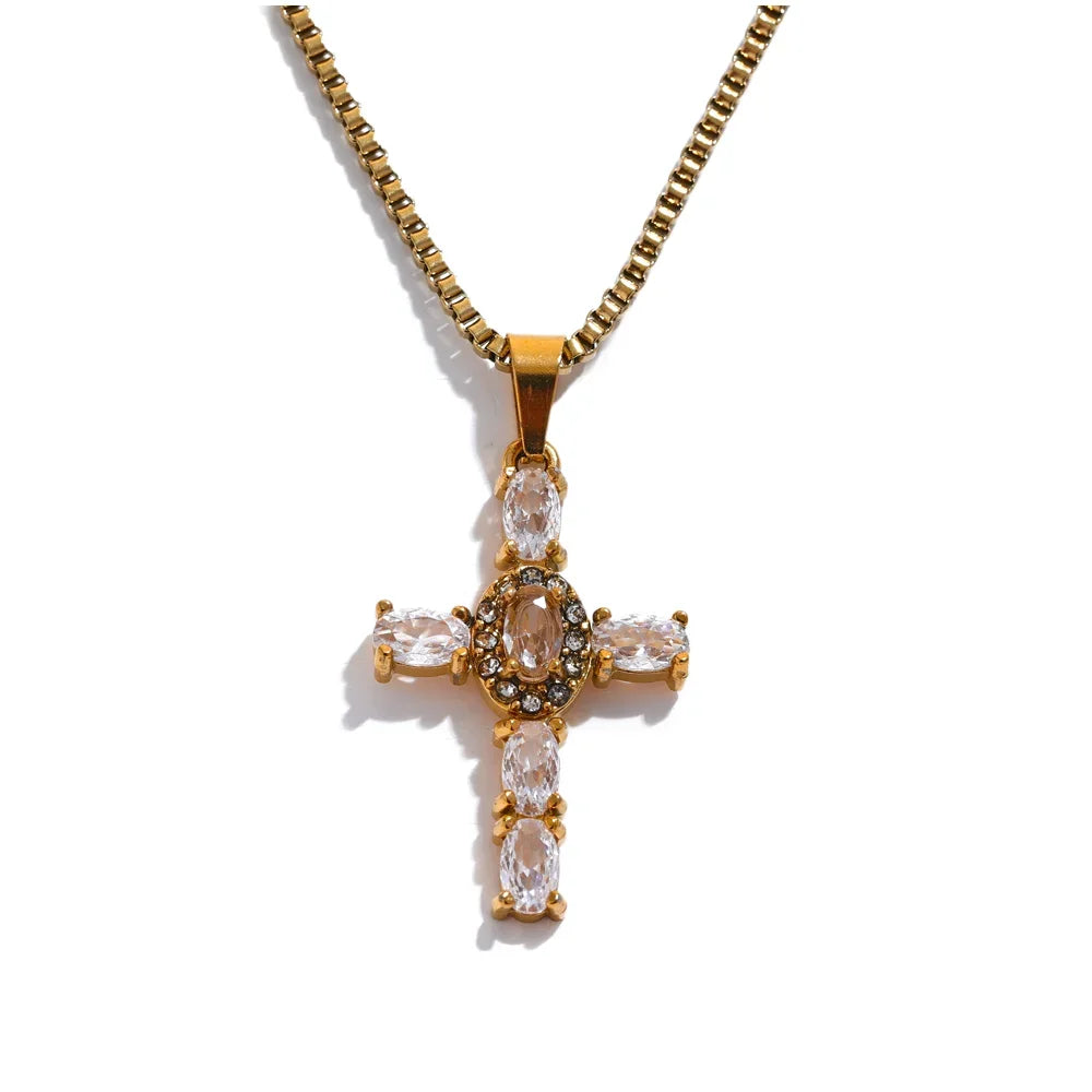LUMEN CROSS NECKLACE