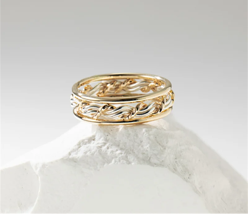 Eterna Weave Ring Set