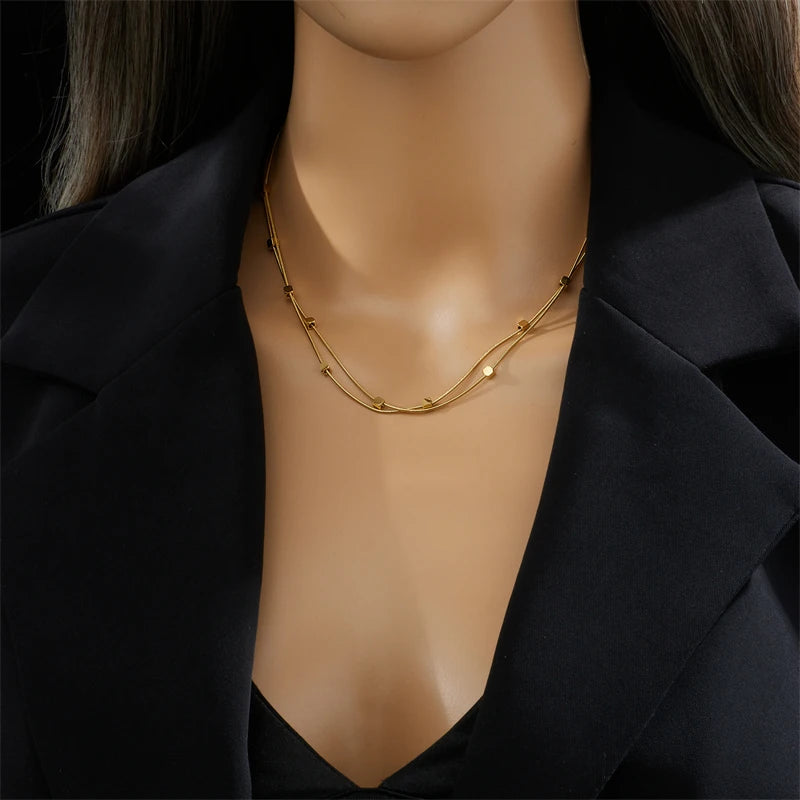Celeste Cube Necklace
