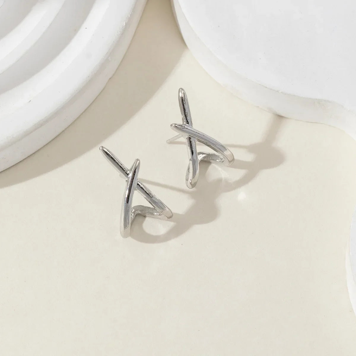 Crossline Earrings