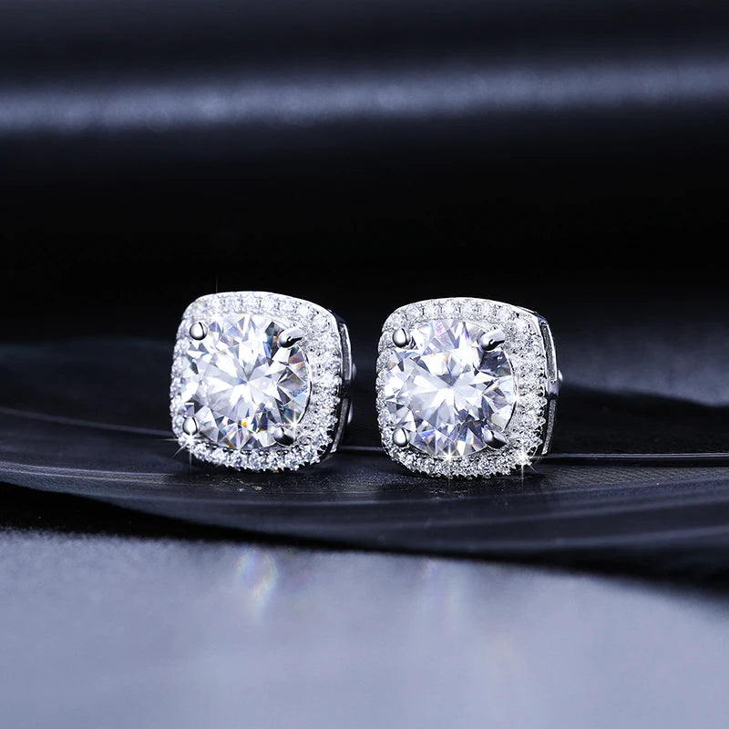 Lumine Moissanite Studs