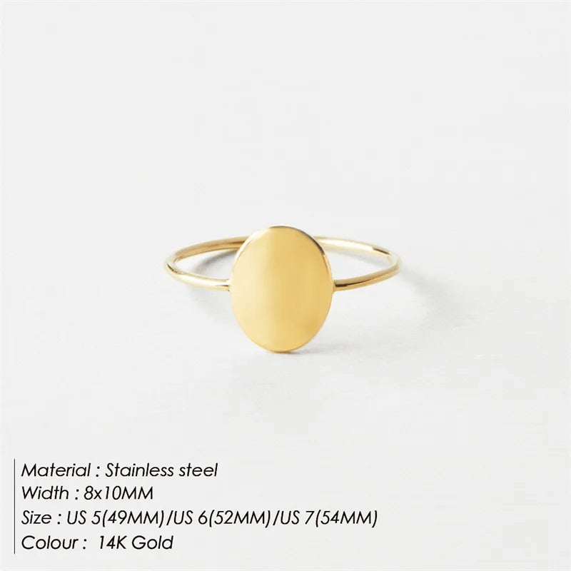 Aurora Minimalist Gold Ring