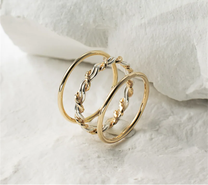 Eterna Weave Ring Set
