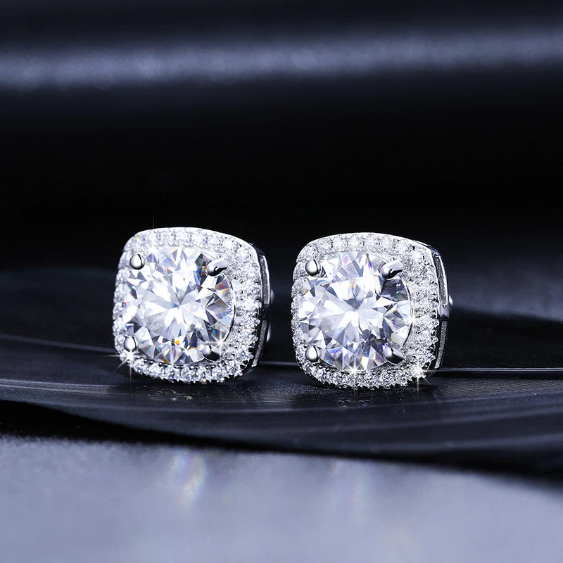 Lumine Moissanite Studs