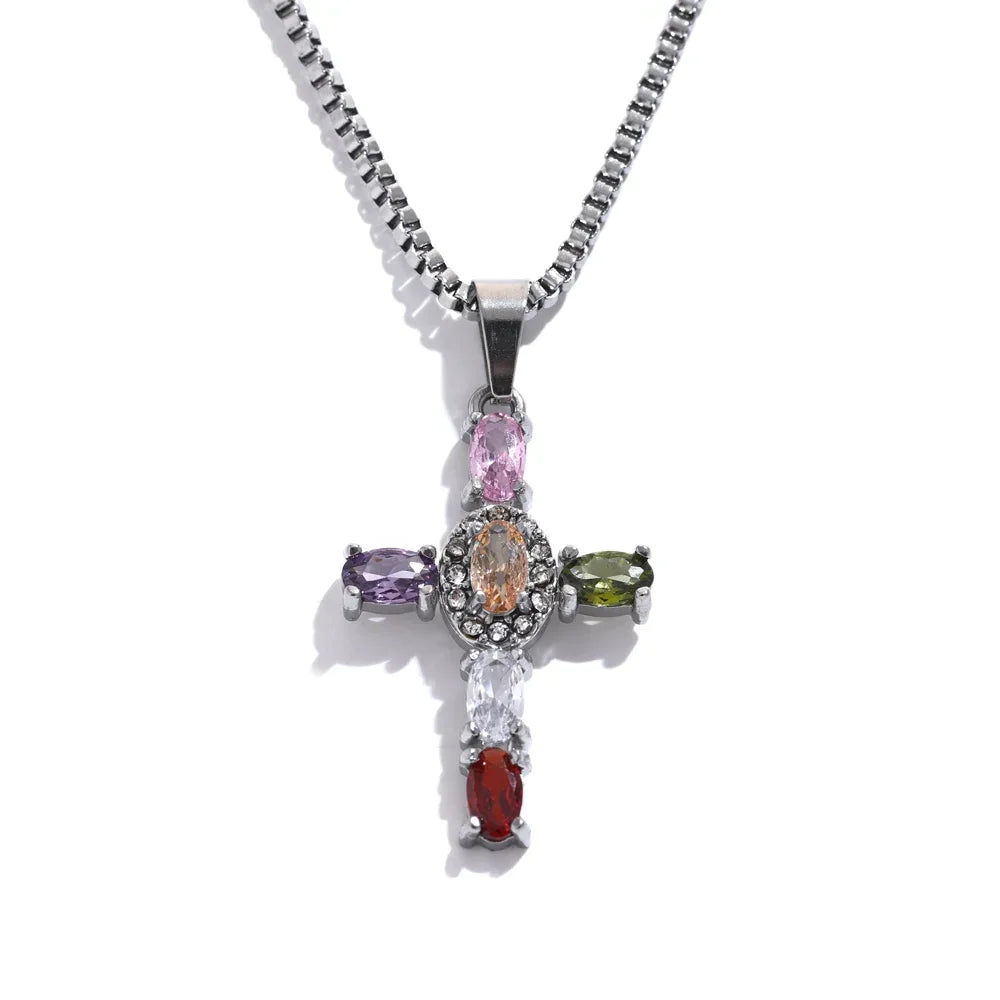 LUMEN CROSS NECKLACE