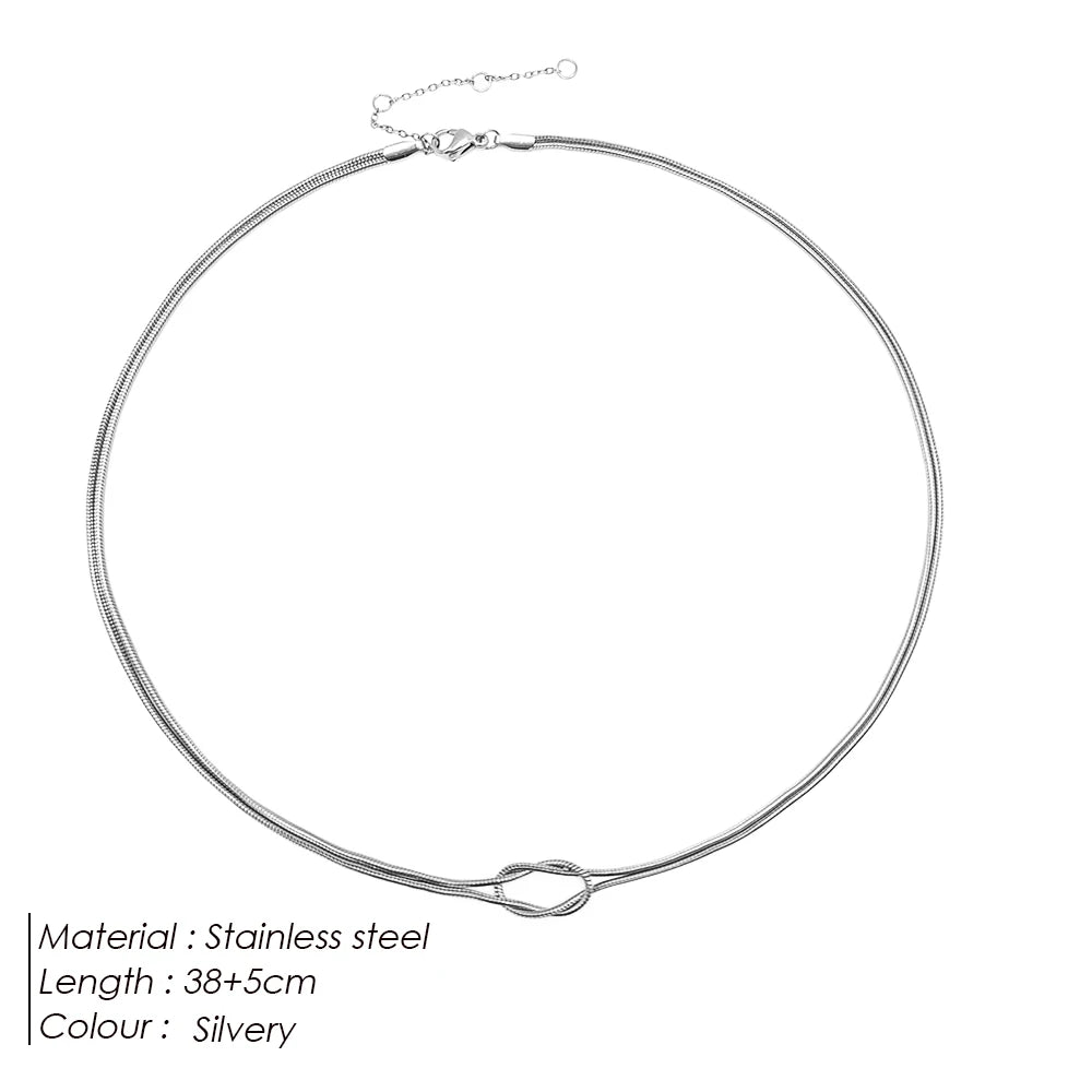 Golden Knot Choker