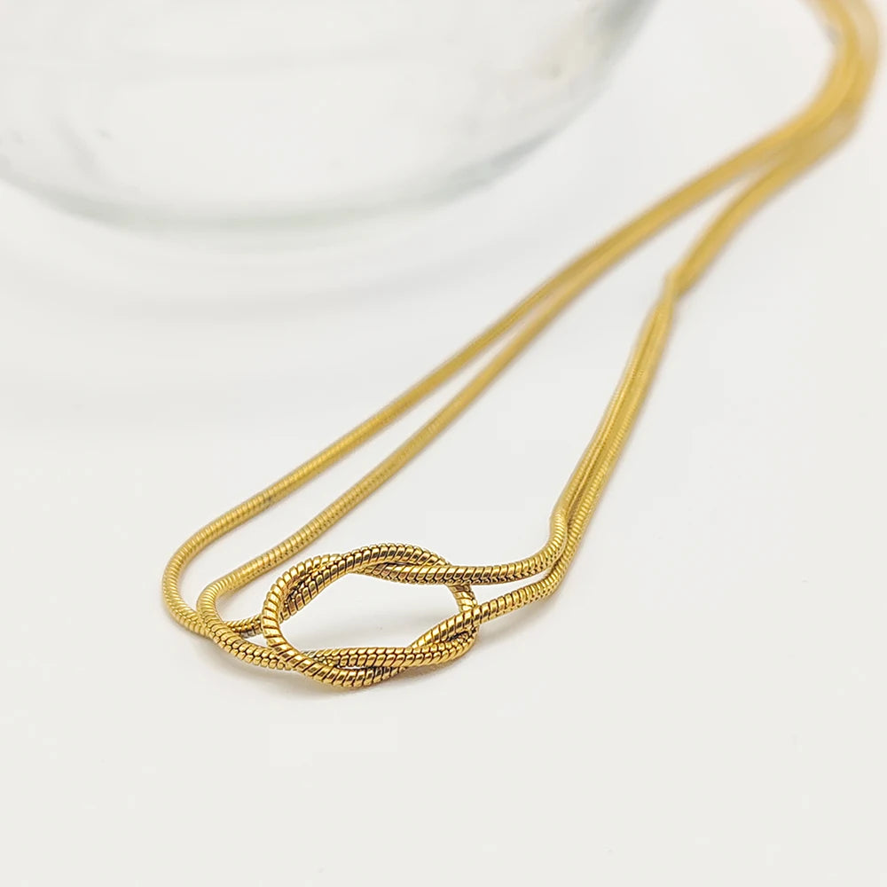 Golden Knot Choker