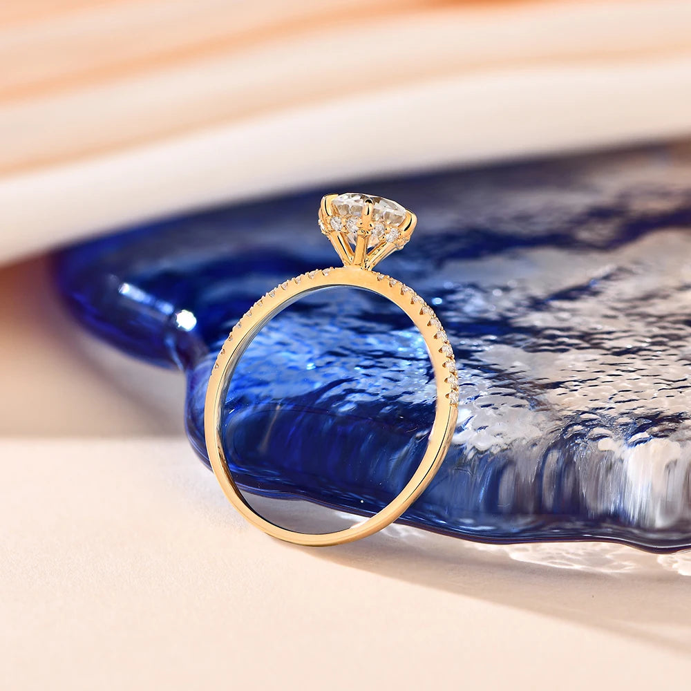 Celeste Moissanite Ring