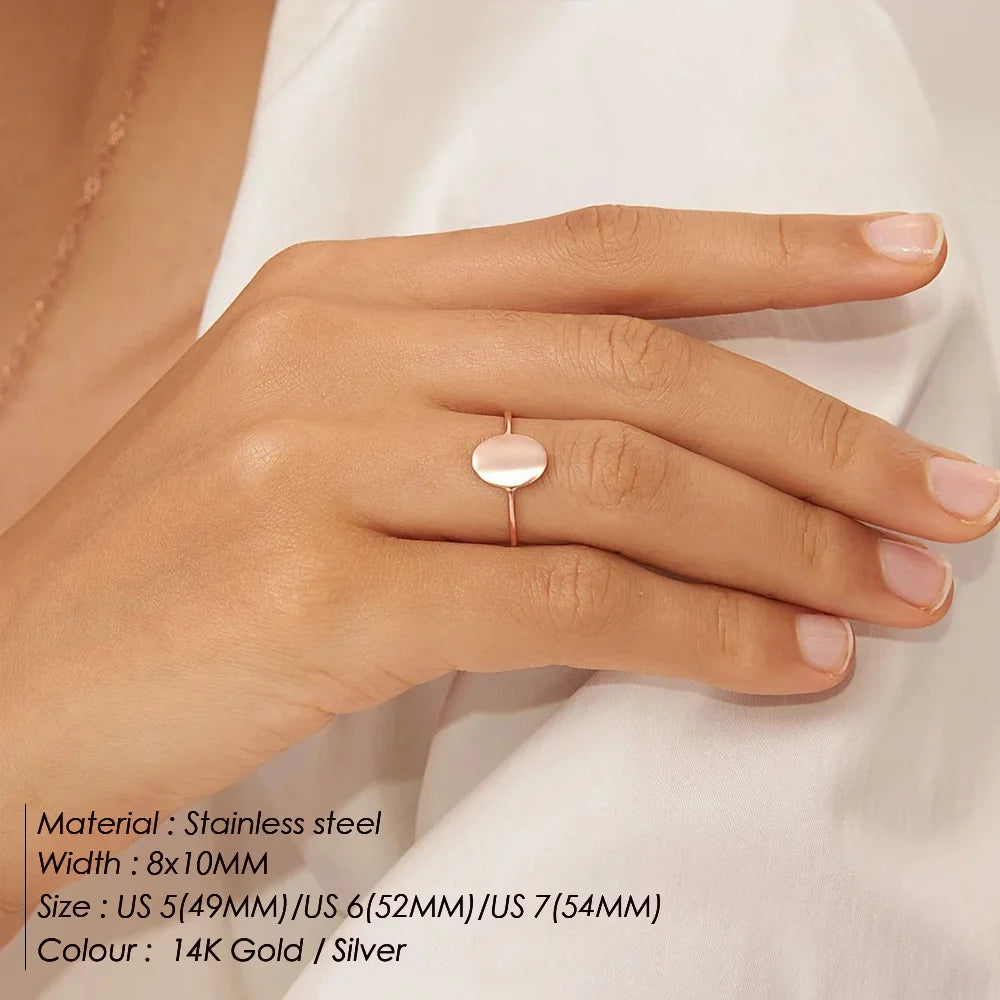 Aurora Minimalist Gold Ring