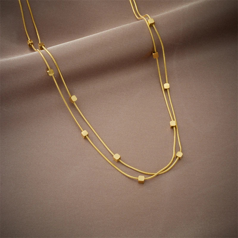 Celeste Cube Necklace
