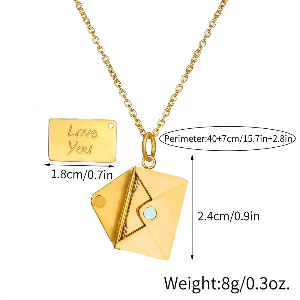 Amora Letter Necklace